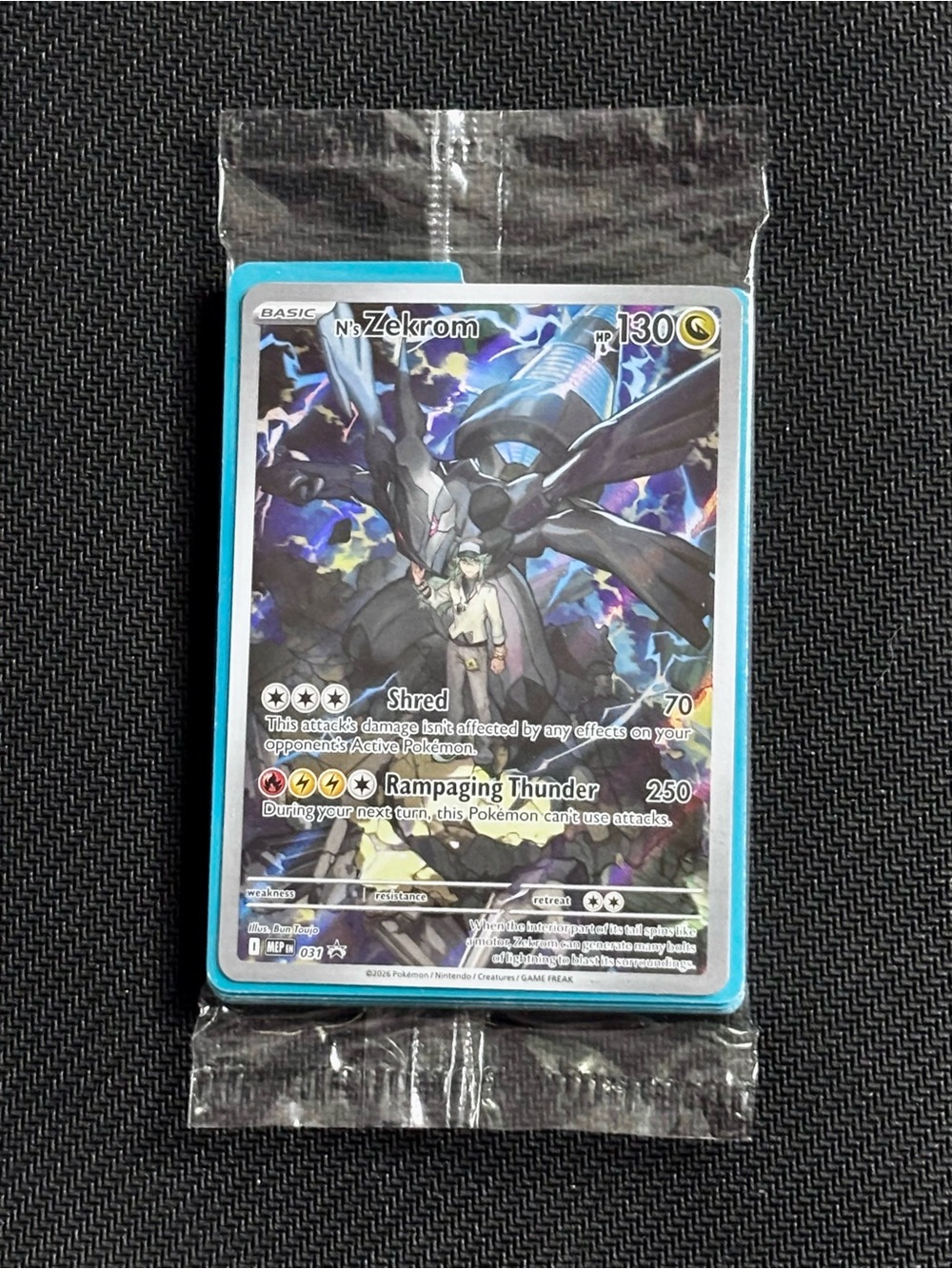 SEALED 2026 POKEMON ASCENDED HEROES BLACK STAR PROMOS ETB #031 N’S ZEKROM